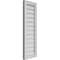 Ekena Millwork Vertical Surface Mount PVC Gable Vnt: Non-Functional, w/2"W x 1-1/2"H, Brickmould Frame, 12"W x 36"H GVPVE12X3602SN - alternate 5